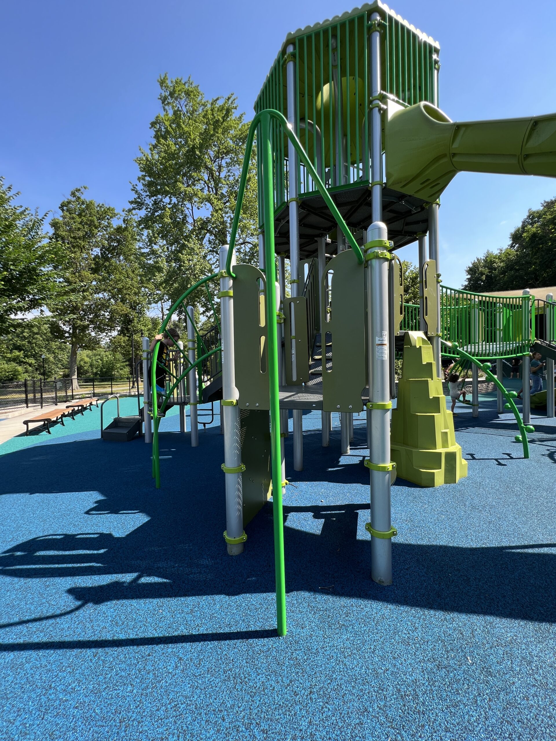 Verona Park Playground in Verona NJ - Features - Fireman's Pole