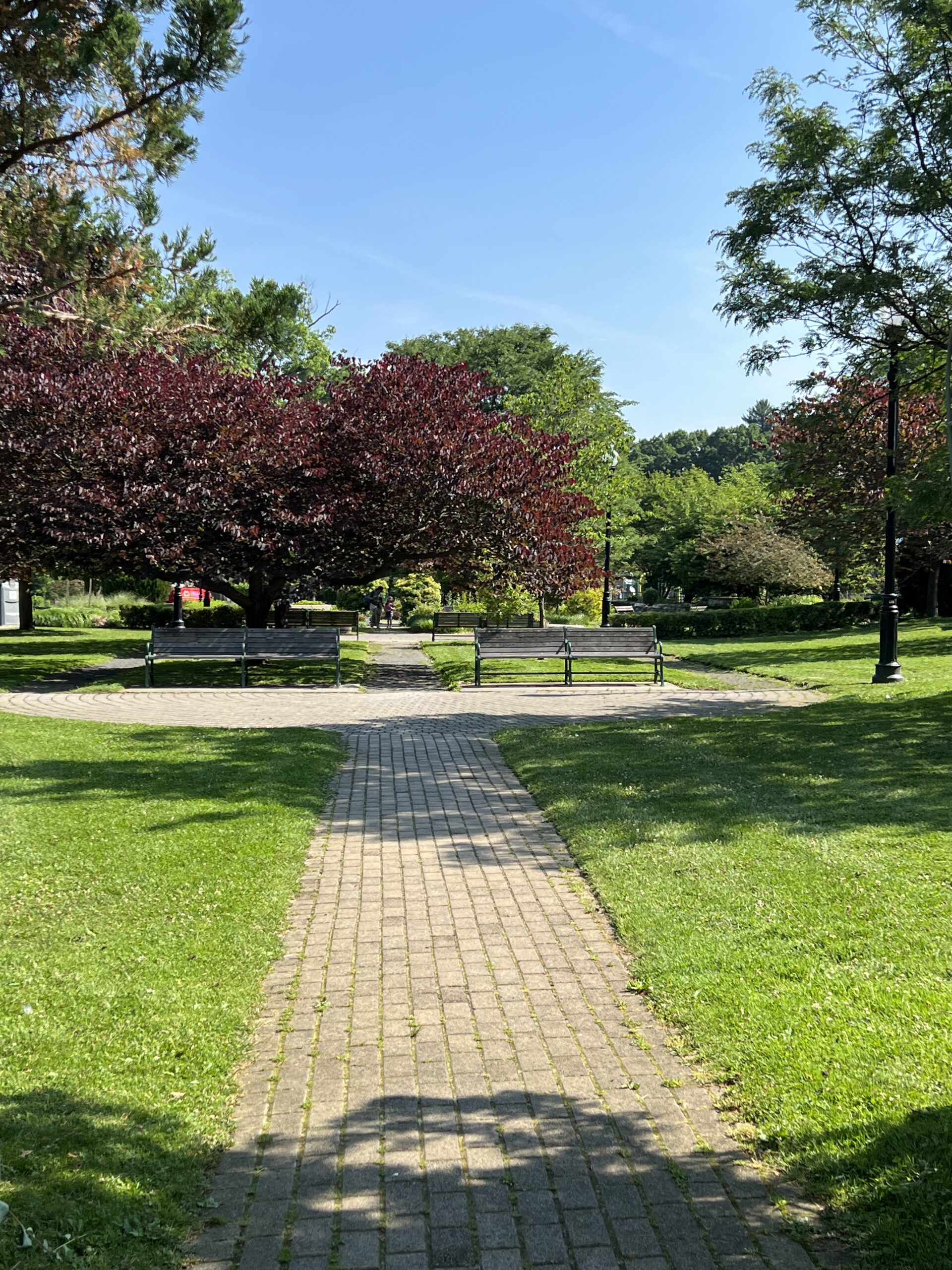 Verona Park in Verona NJ - Extra - Children's Garden Walking path TALL image