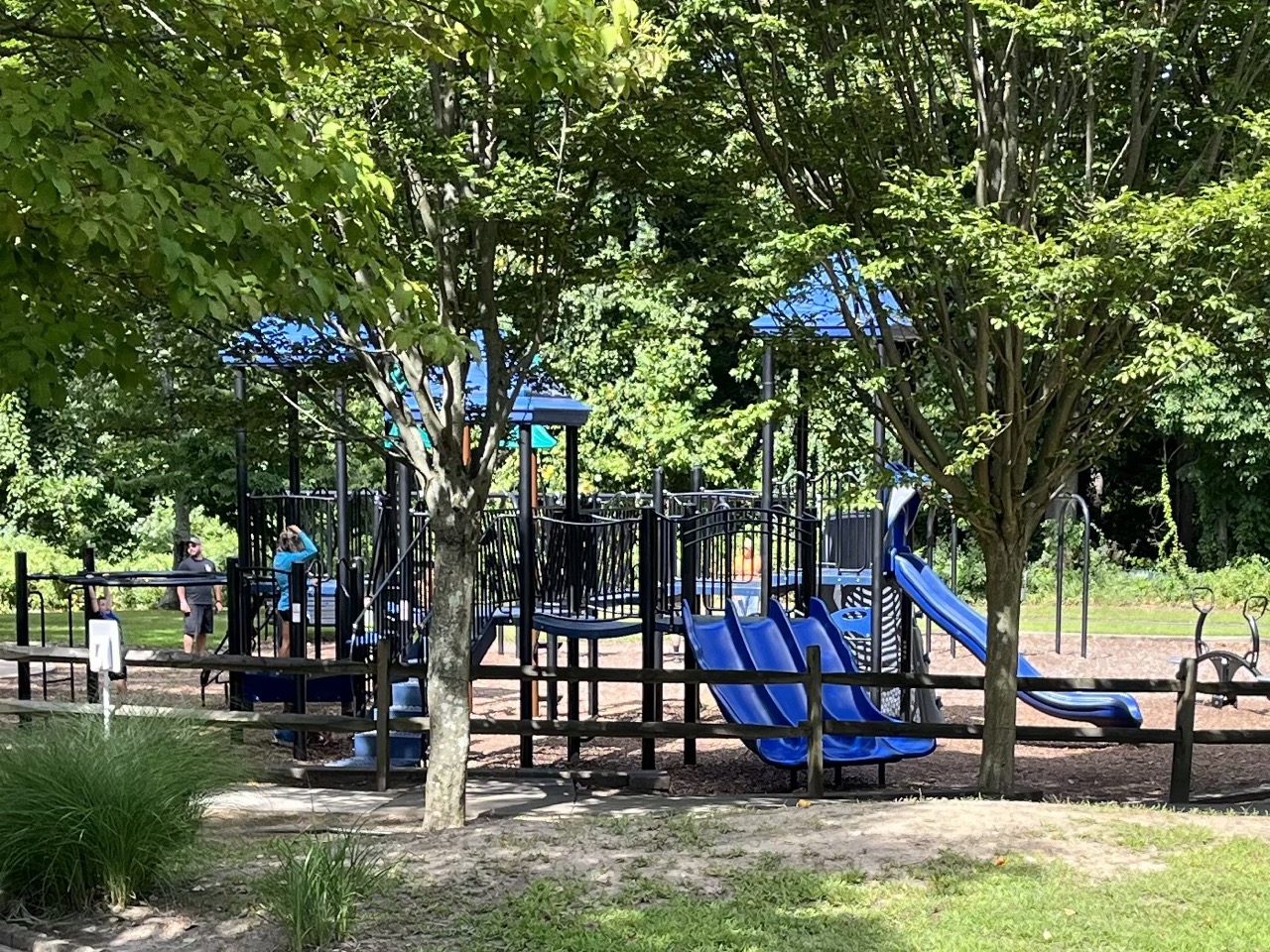 WIDE image older kid playground James G. Atkinson Memorial Park Playground in Sewell NJ