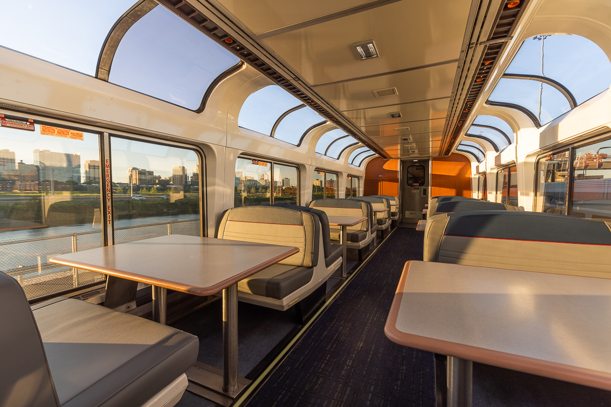 scenic excursions with Amtrak Amtrak Superliner-Lounge-1