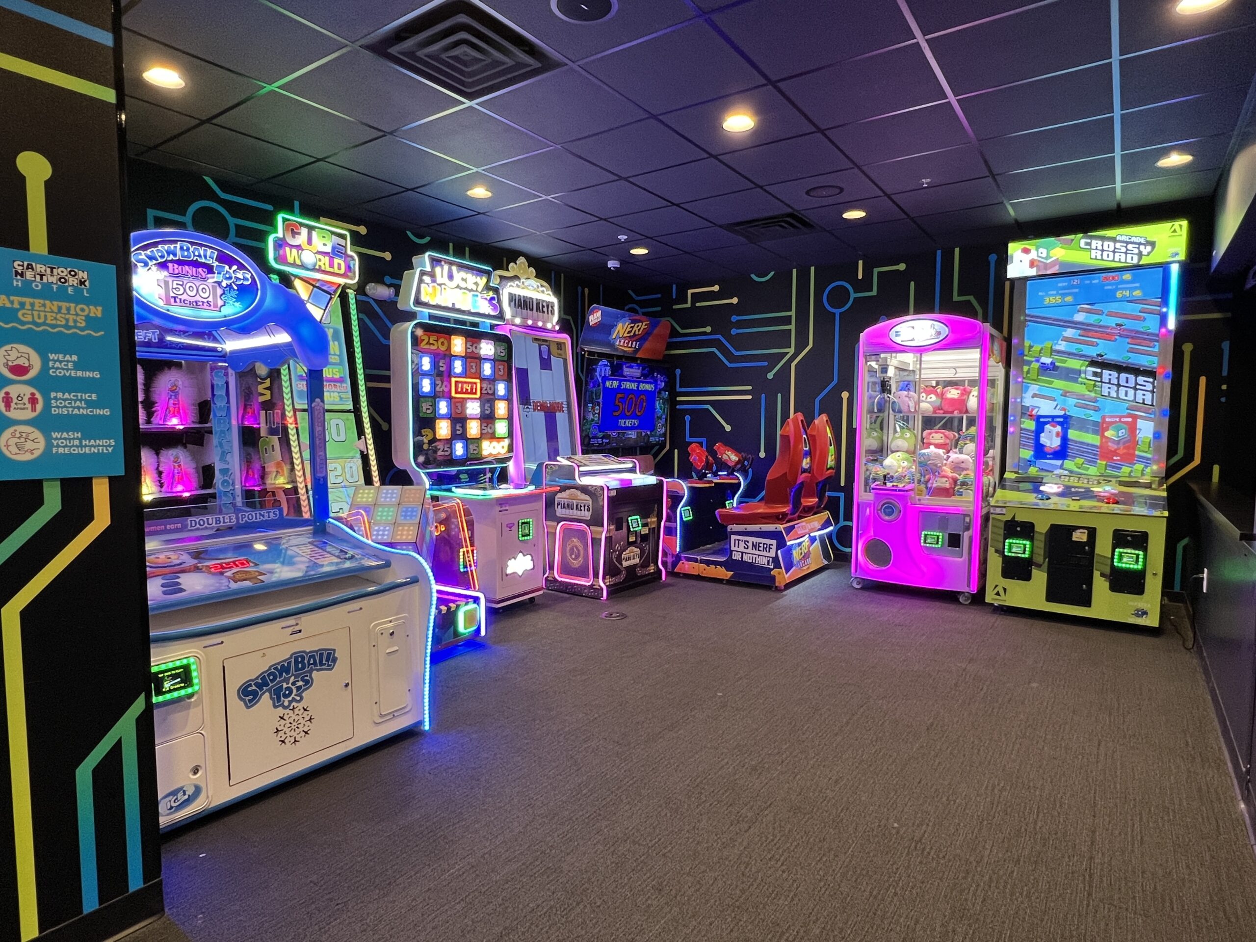Ben 10 Omnicade Arcade games at Cartoon Network Hotel in Lancaster wide image