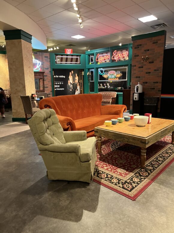 The central perk set Vertical Image at The Friends Experience Near Philadelphia