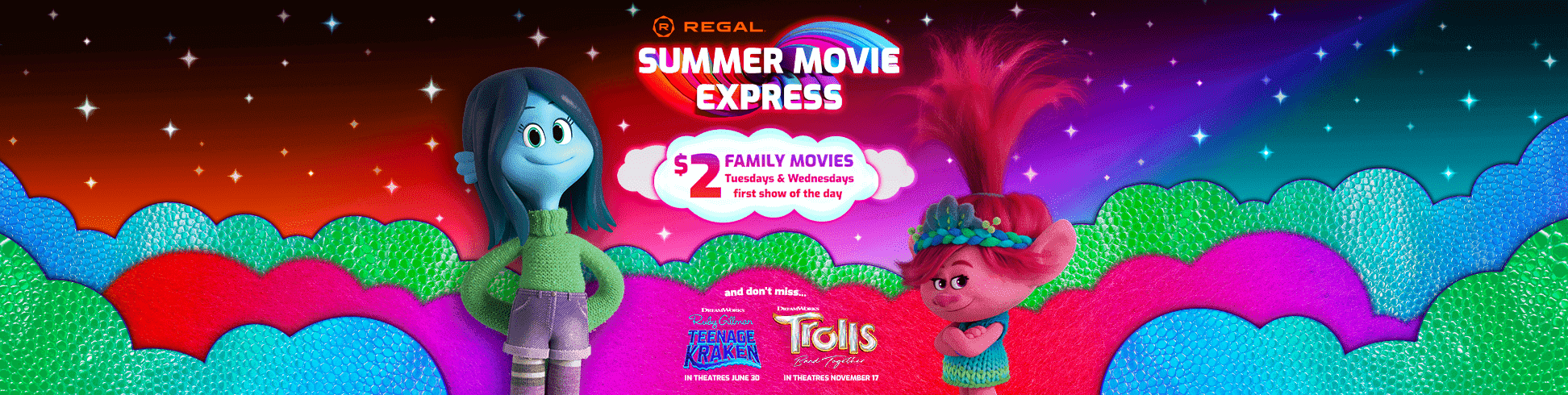 Regal Cinemas Summer Movie Express movie schedule
