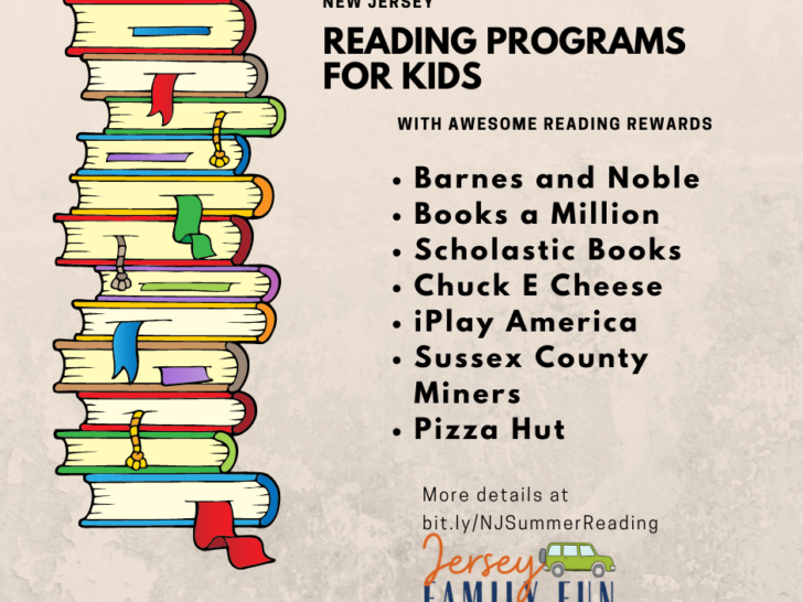 NJ Summer Reading programs with reading rewards