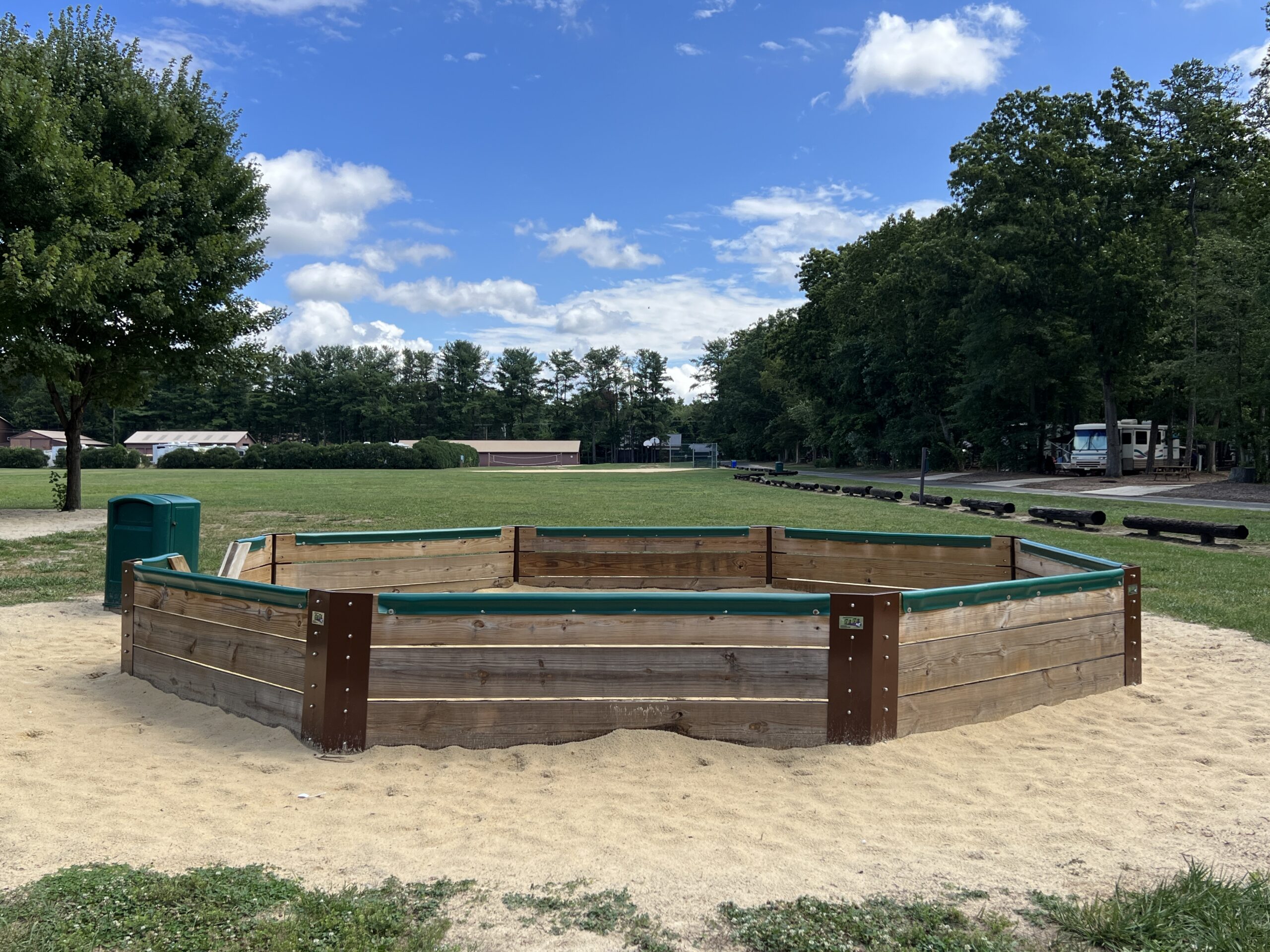 Gaga Ball pit at Jellystone Park South Jersey WIDE image