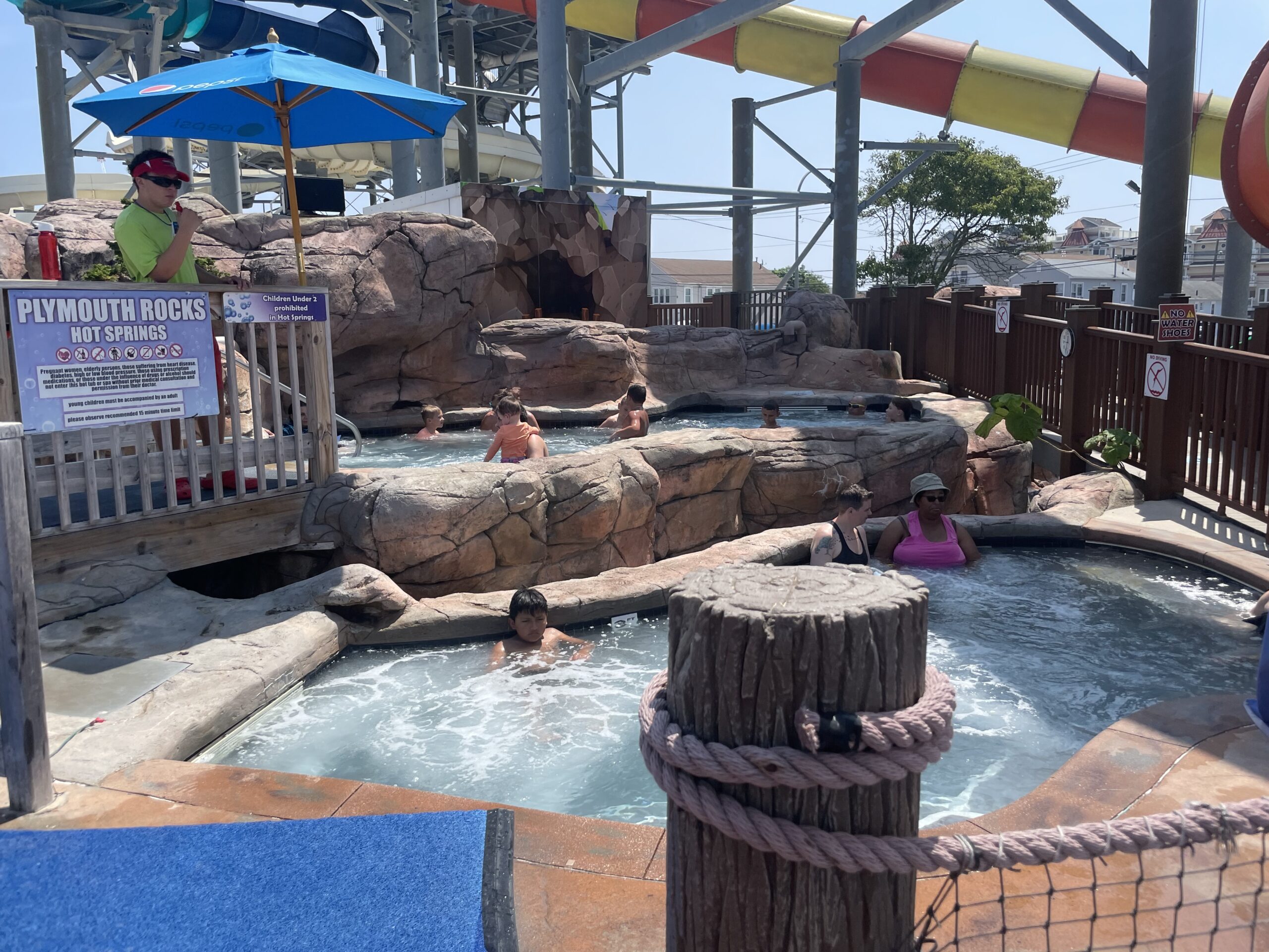 Plymouth Rocks 3 at Breakwater Beach waterpark in Seaside Heights NJ