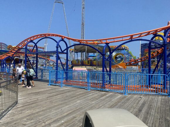 xolo loca track at Casino Pier amusement park in Seaside Heights NJ