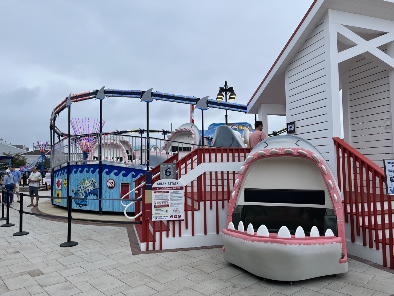 Shark Attack Ride at Fantasy Island Amusement Park in Beach Haven NJ